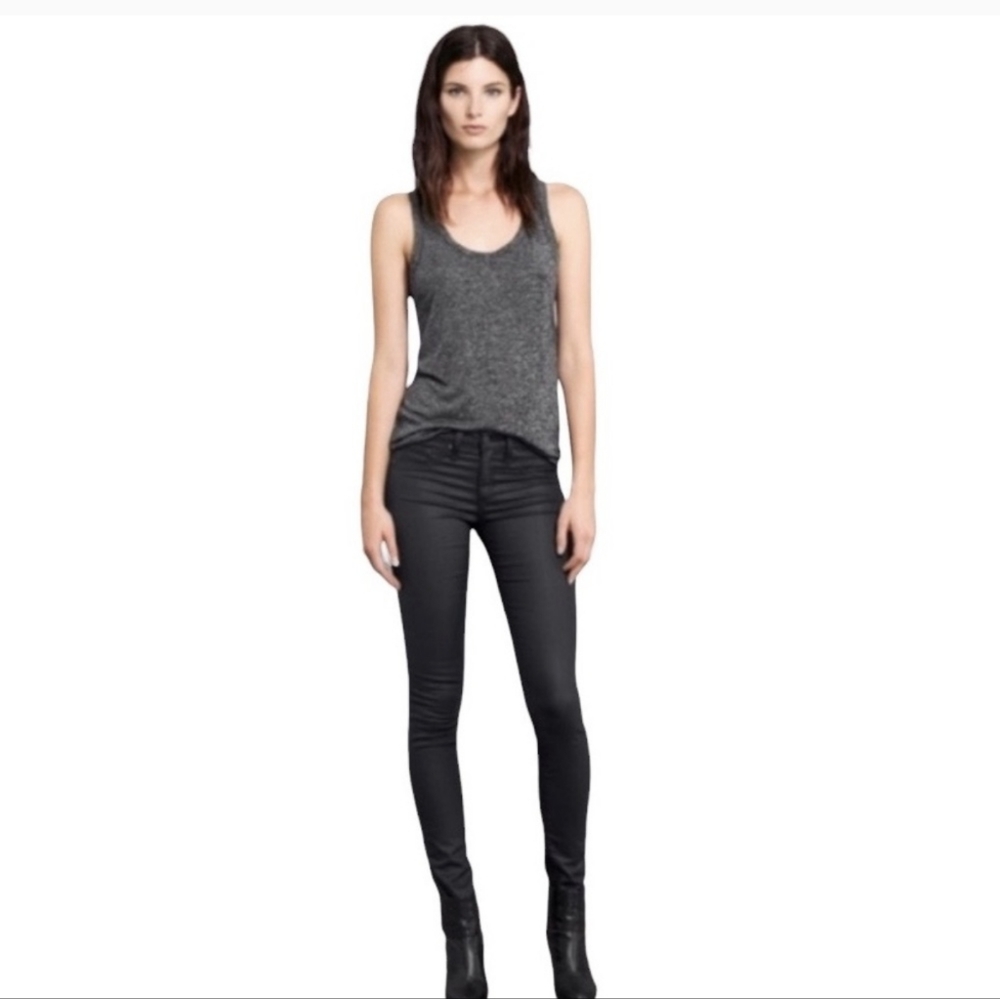 RAG & BONE Shoreditch Legging Jeans in Coated Gray